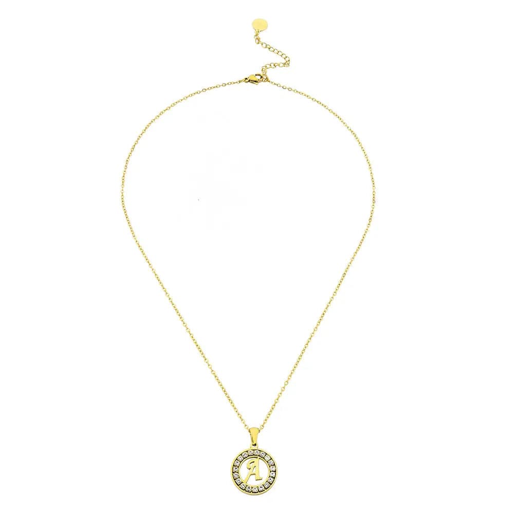 Soyel Letter-A Halskette Gold
