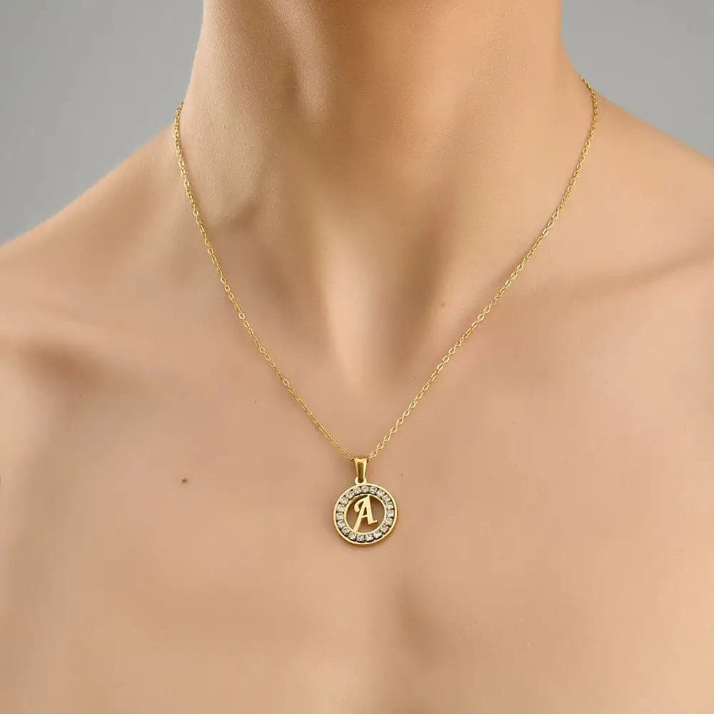 Soyel Letter-A Halskette Gold