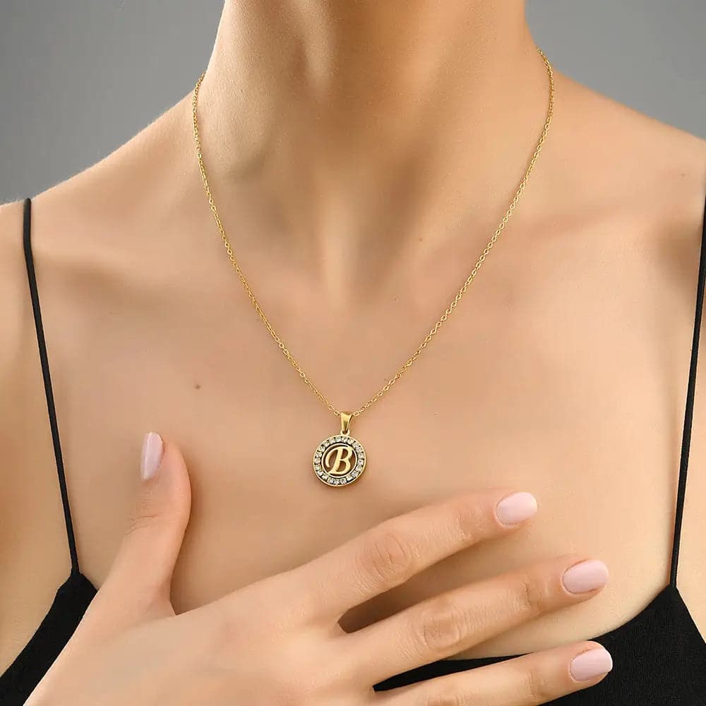 Soyel Letter-B Halskette Gold
