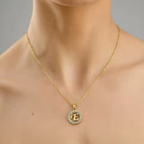 Soyel Letter-E Halskette Gold