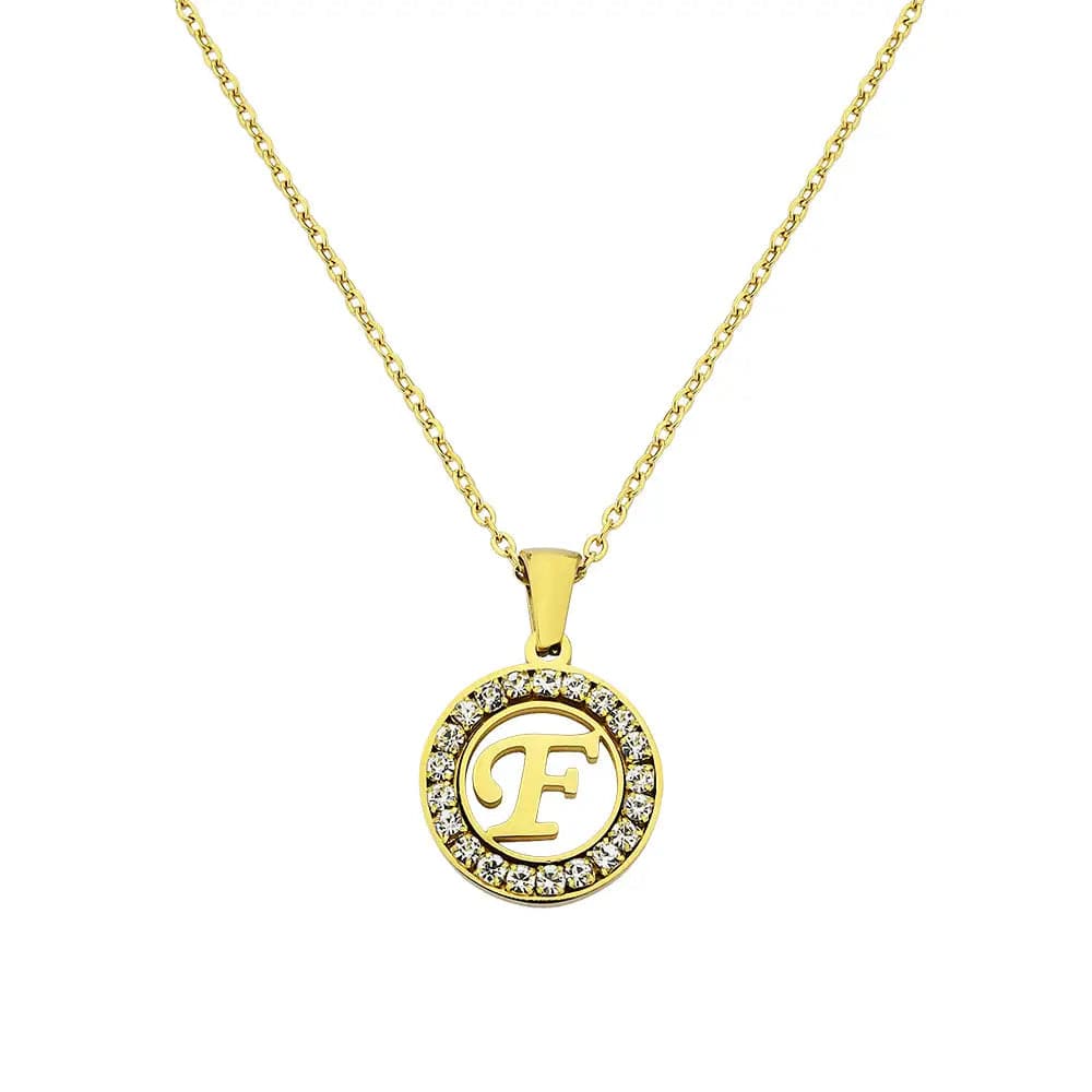 Soyel Letter-F Halskette Gold