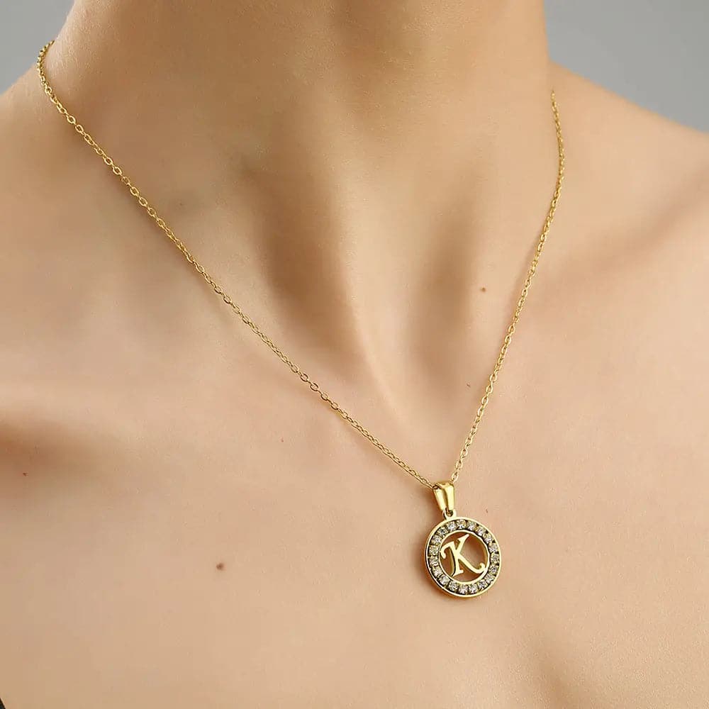 Soyel Letter-K Halskette Gold