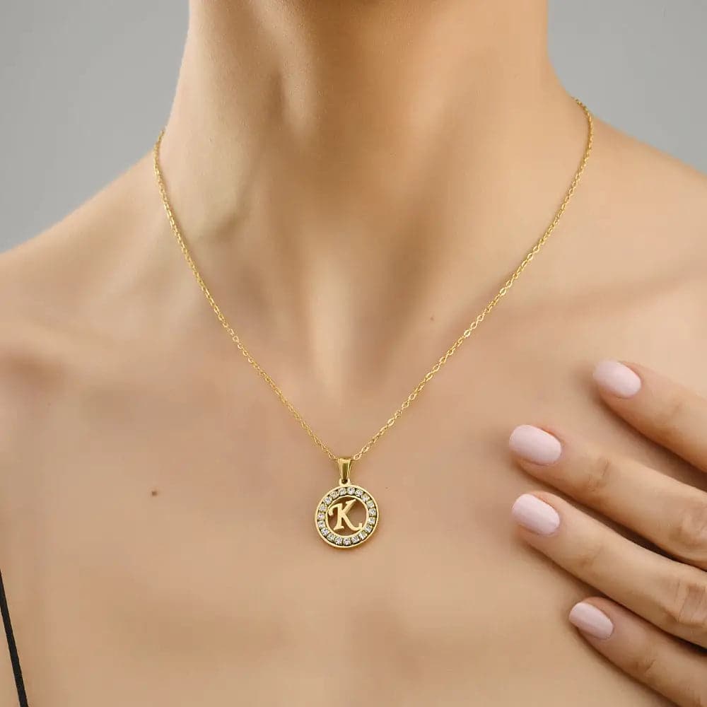 Soyel Letter-K Halskette Gold