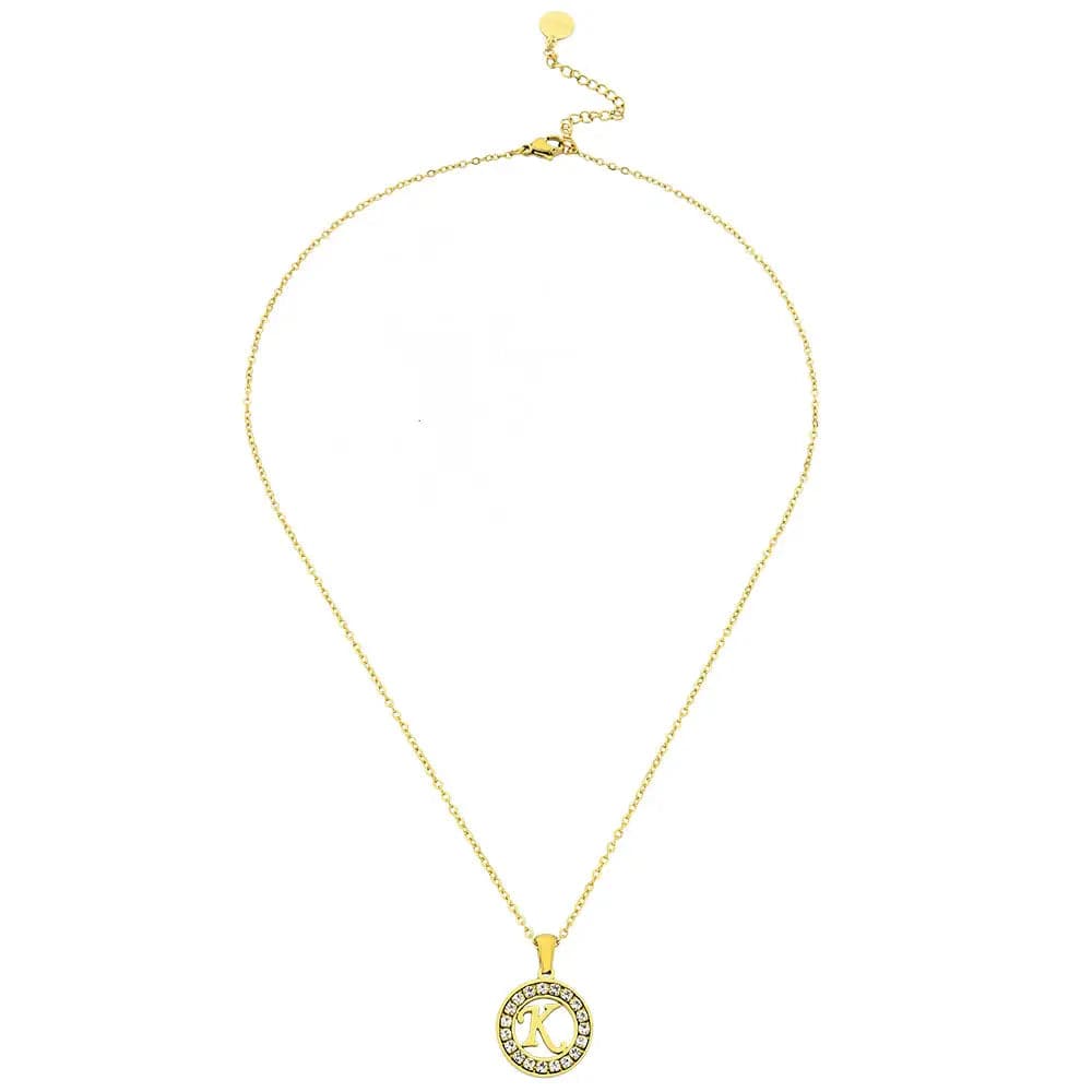 Soyel Letter-K Halskette Gold