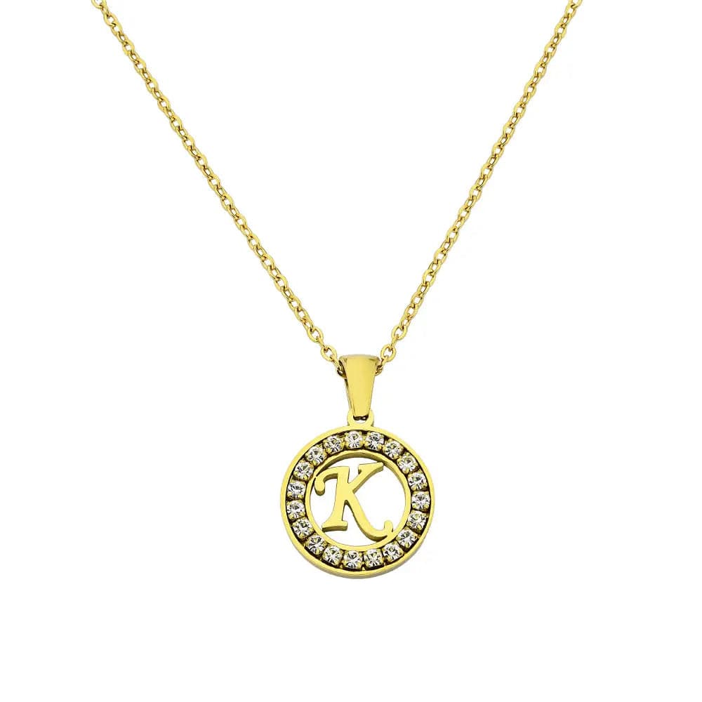 Soyel Letter-K Halskette Gold