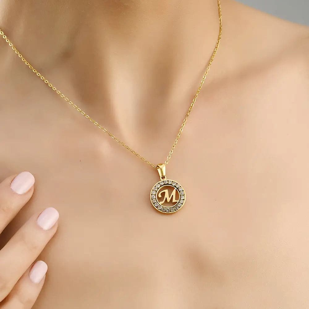 Soyel Letter-M Halskette Gold