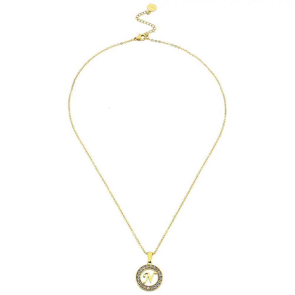 Soyel Letter-N Halskette Gold