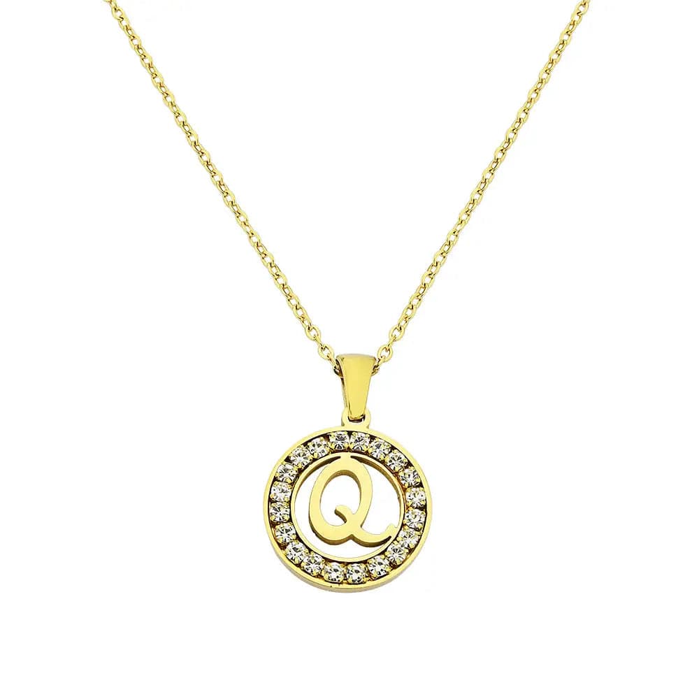 Soyel Letter-Q Halskette Gold