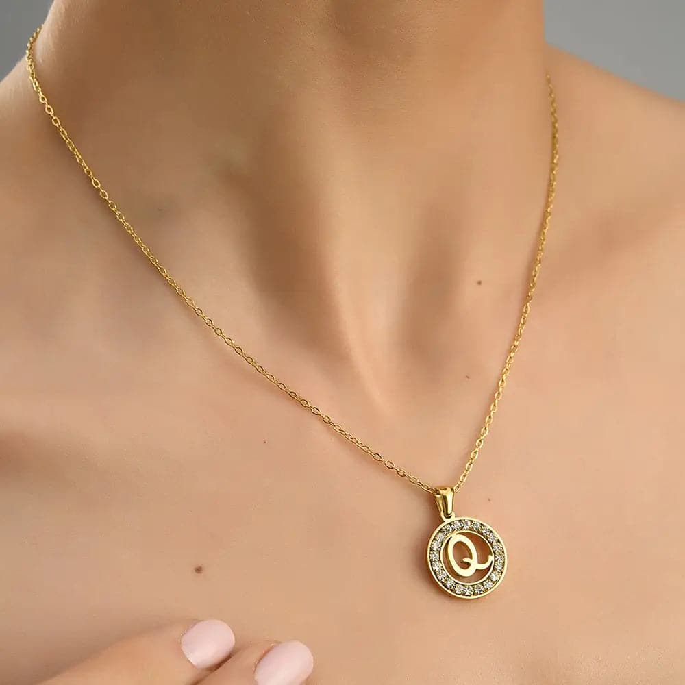 Soyel Letter-Q Halskette Gold