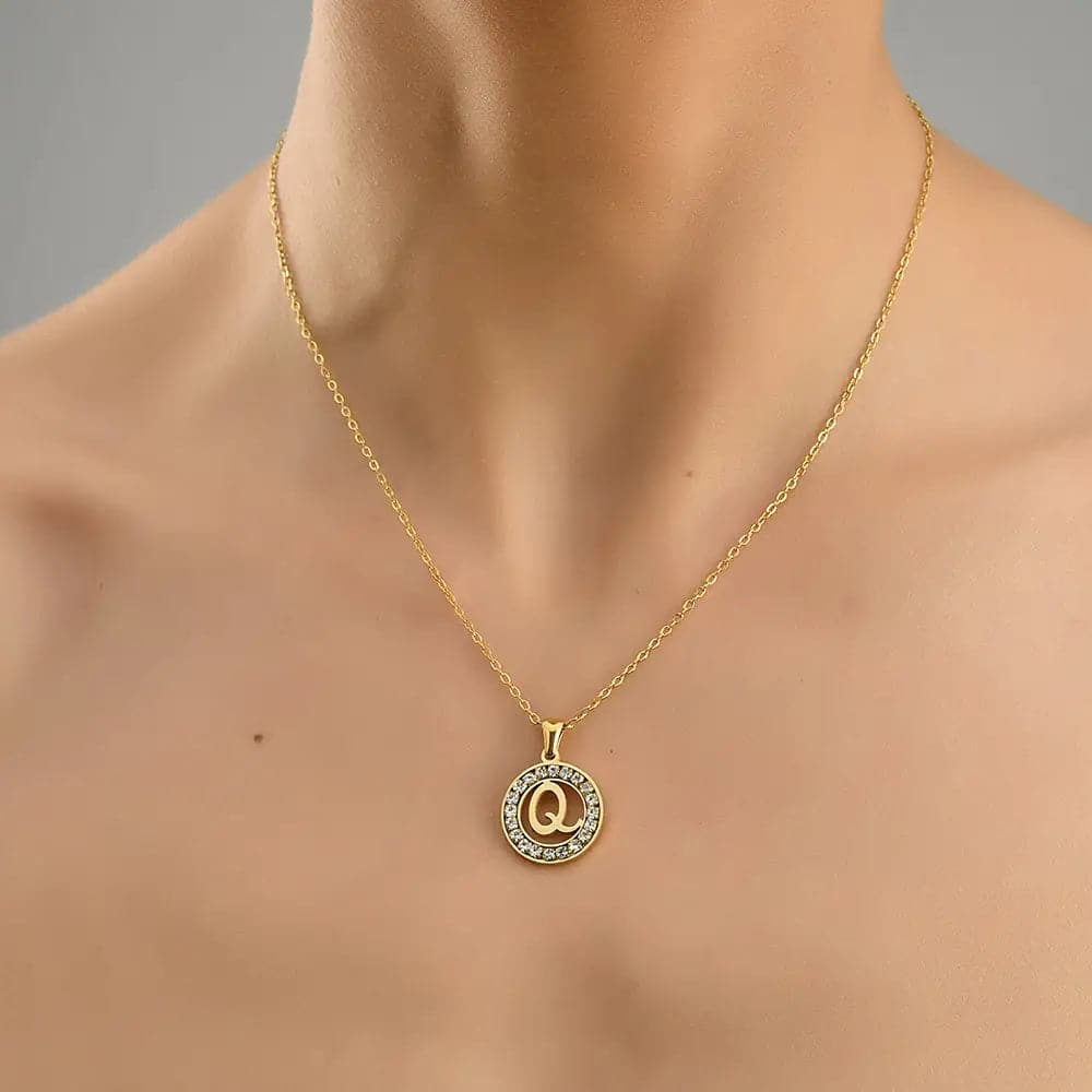 Soyel Letter-Q Halskette Gold
