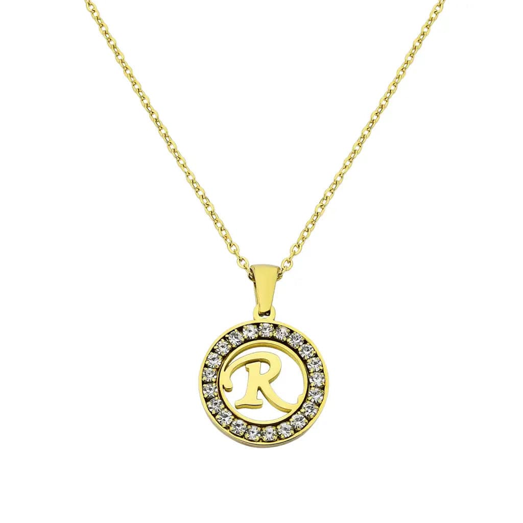 Soyel Letter-R Halskette Gold