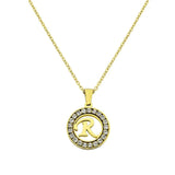 Soyel Letter-R Halskette Gold
