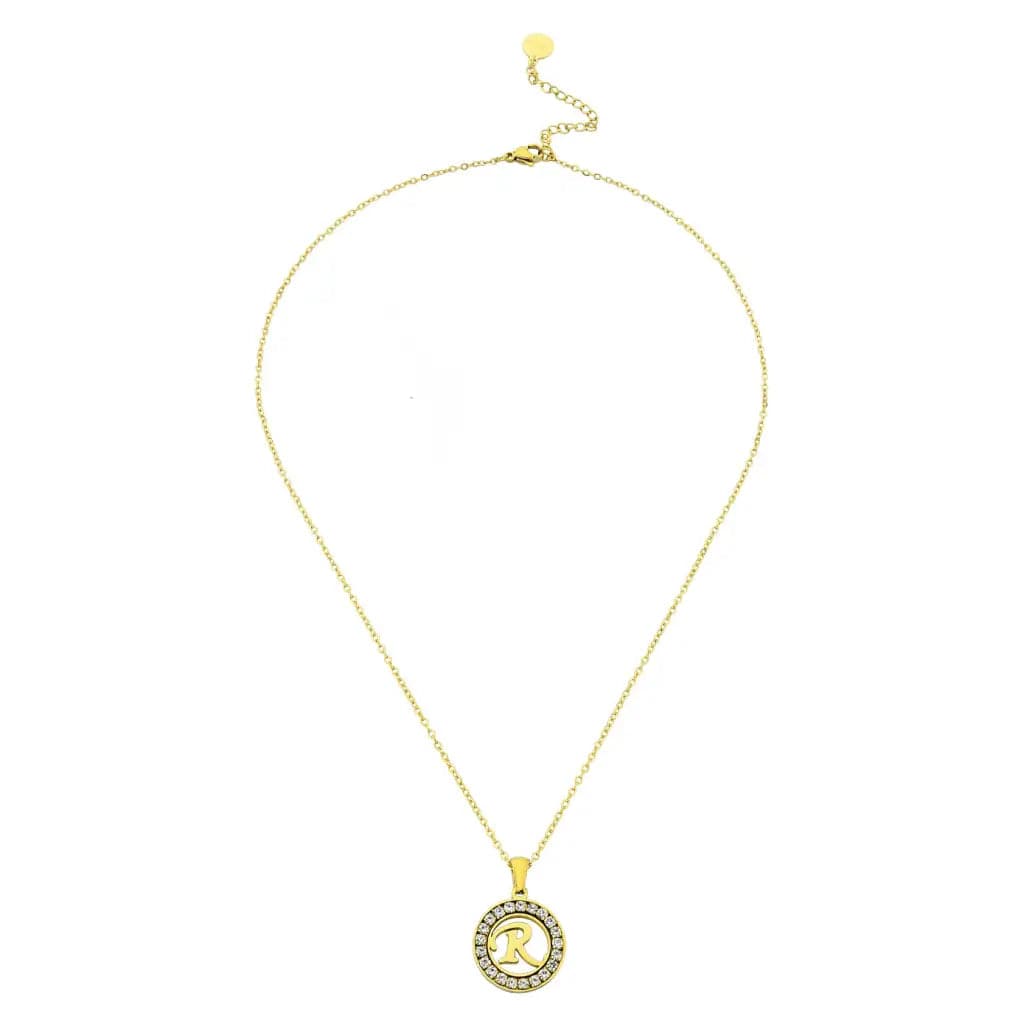 Soyel Letter-R Halskette Gold