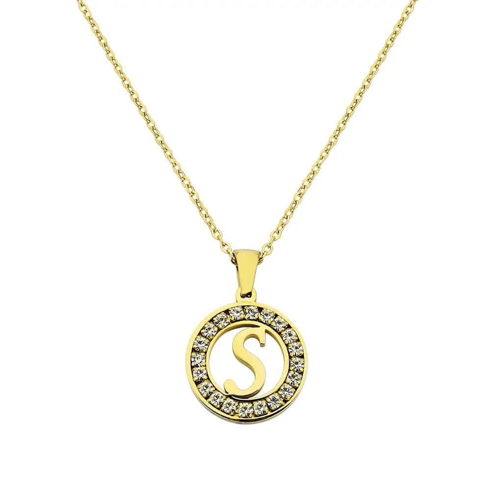Soyel Letter-S Halskette Gold