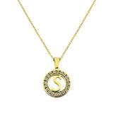 Soyel Letter-S Halskette Gold