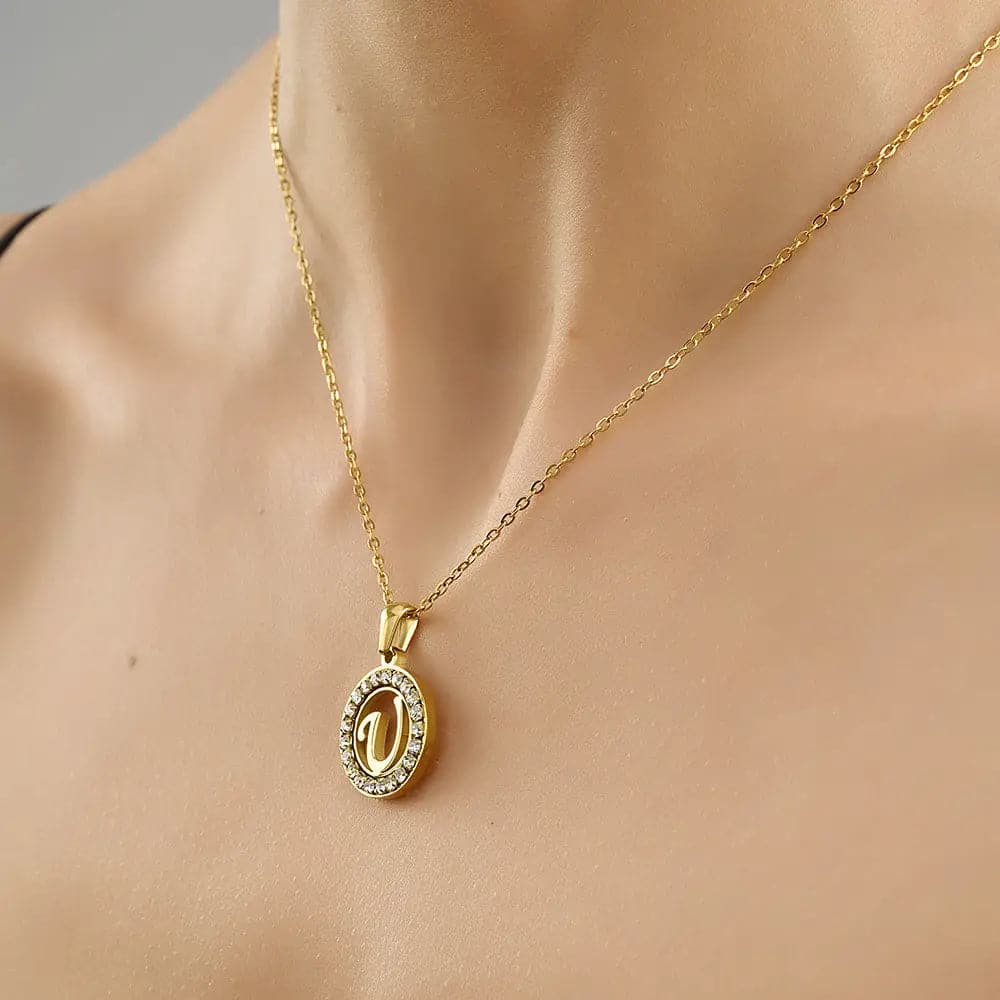 Soyel Letter-U Halskette Gold