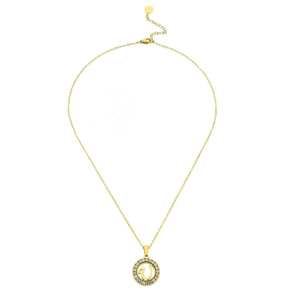 Soyel Letter-U Halskette Gold