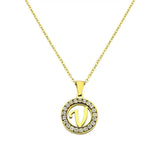 Soyel Letter-V Halskette Gold