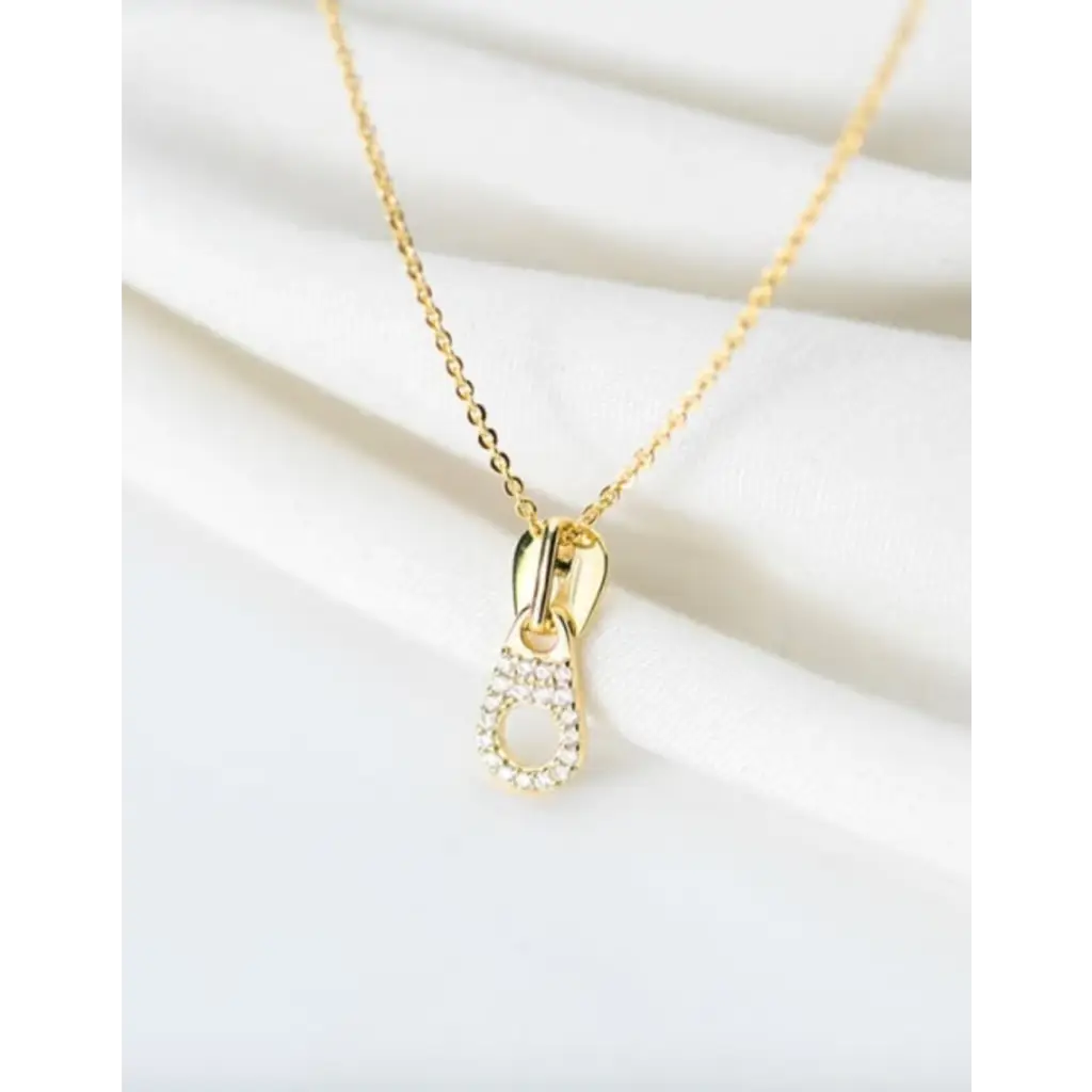 Sparkling Zip Necklace