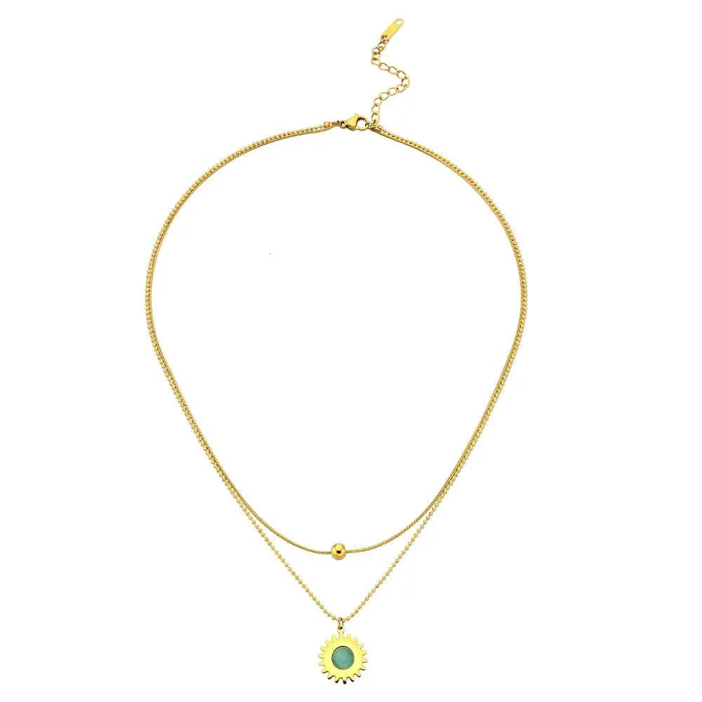 Stonc Halskette Gold