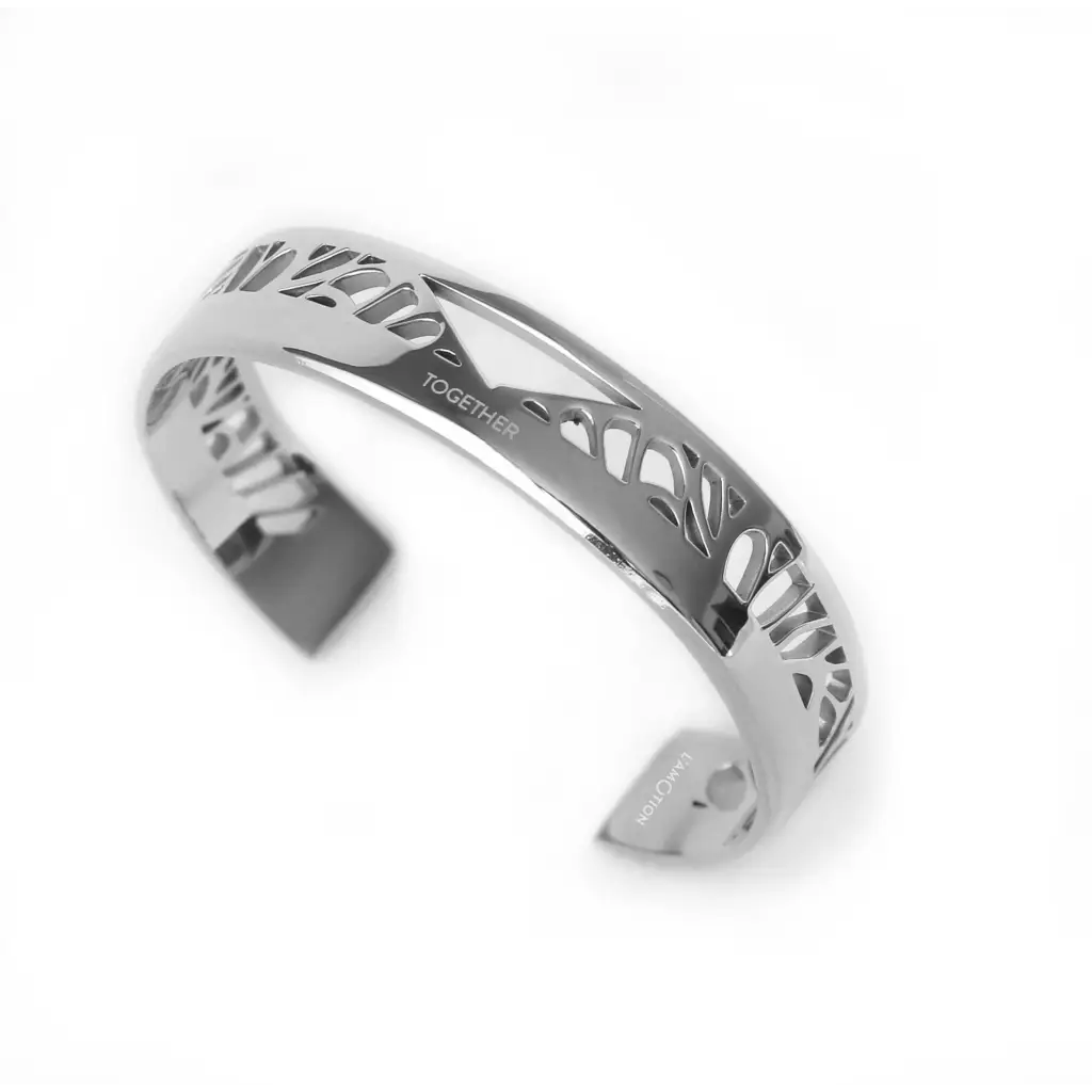 TOGETHER Cuff silver