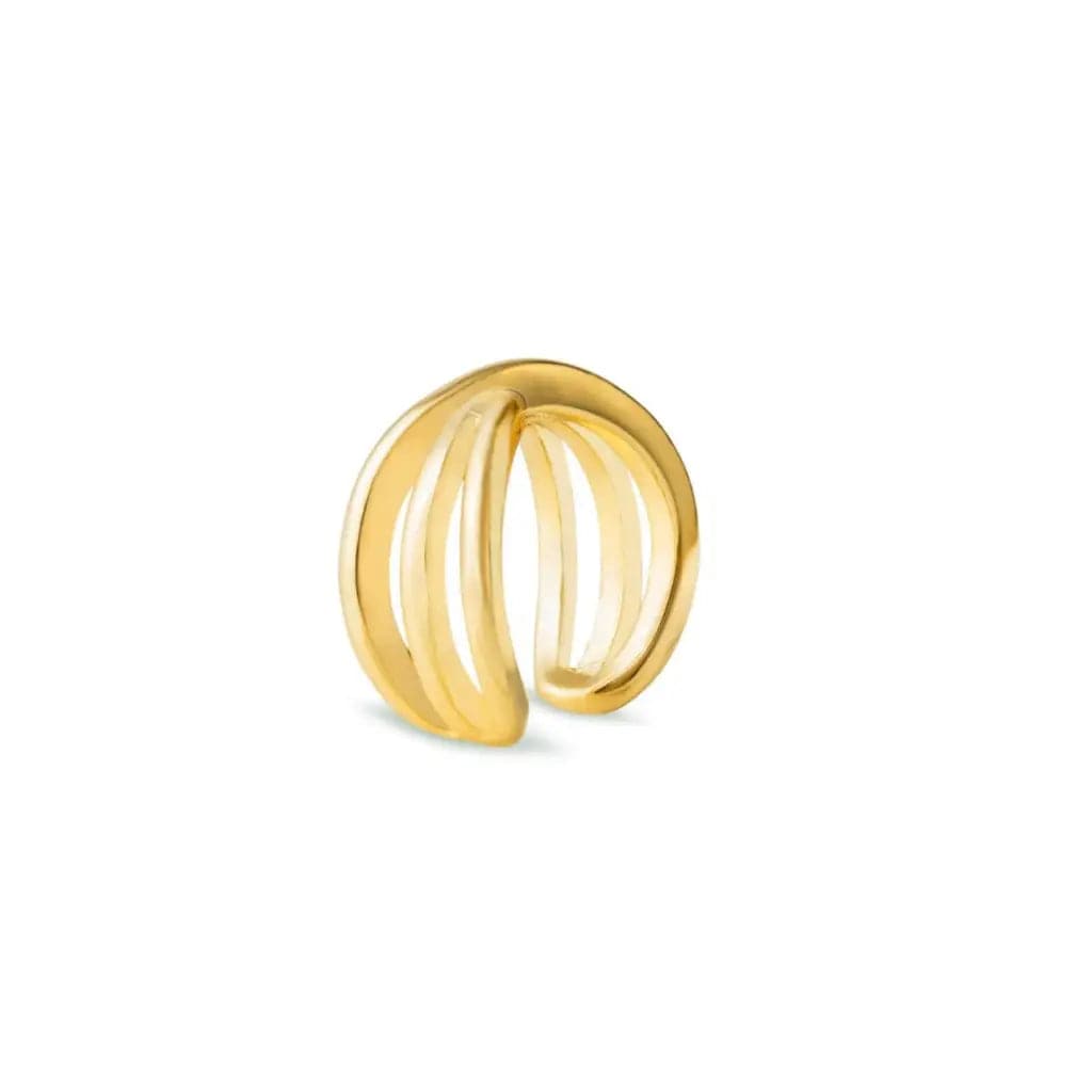 Wave ear cuff