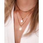 'WITH ALL MY HEART' circle necklace